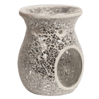 Crackle Burner Silver